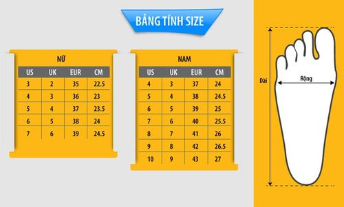 Hướng Dẫn Chọn Size Giày Đúng Chuẩn