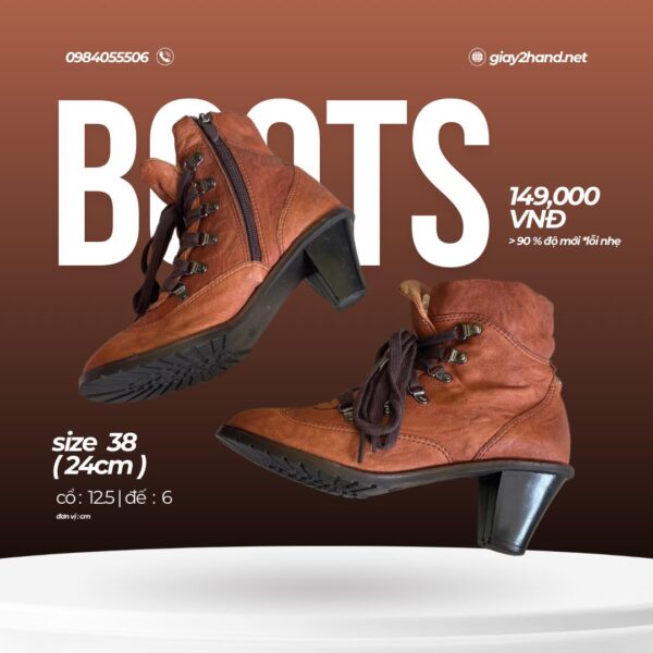 Giày 2hand Boot Hiệu Ofem