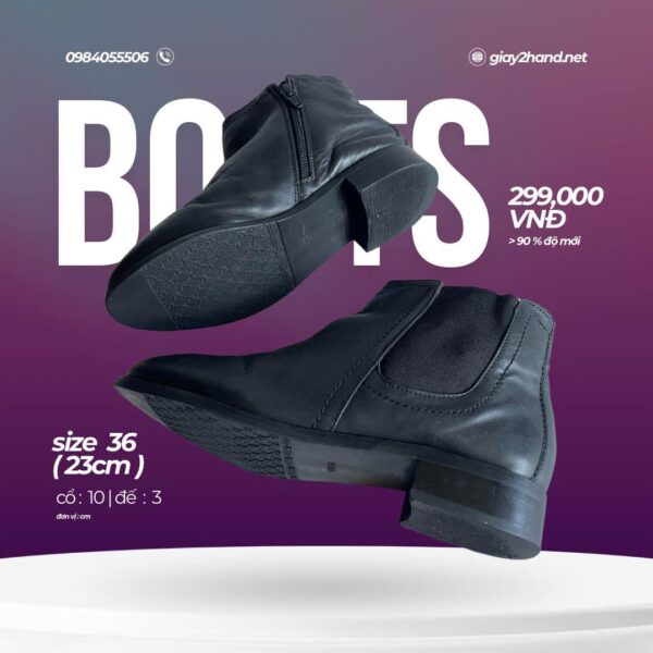 Giày 2hand Boot Hiệu Shoopen