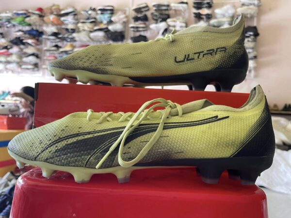 Giày 2hand Đá Bóng 2hand Hiệu PUMA Ultra Match TT Fastest - Xanh Mạ Non
