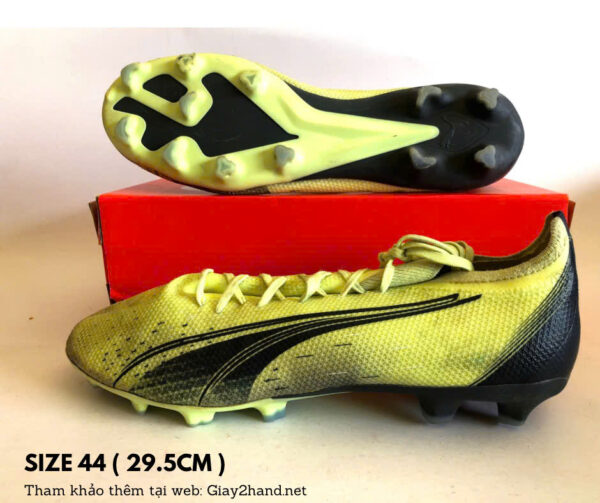 Giày 2hand Đá Bóng 2hand Hiệu PUMA Ultra Match TT Fastest - Xanh Mạ Non