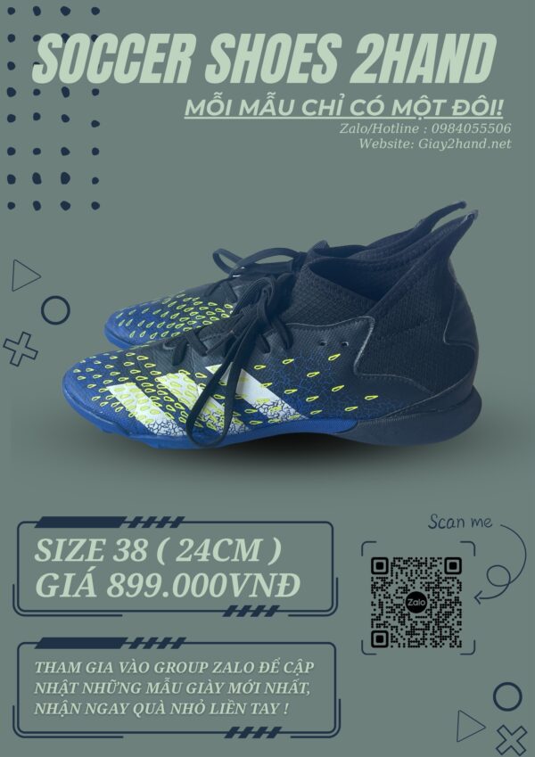 Giày Đá Bóng 2hand Hiệu Adidas
