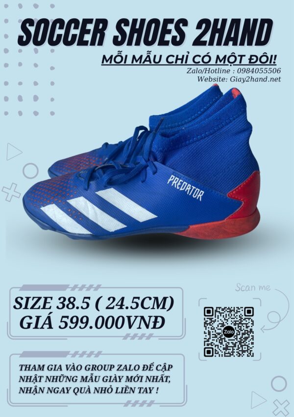 Giày Đá Banh 2hand Hiệu Adidas