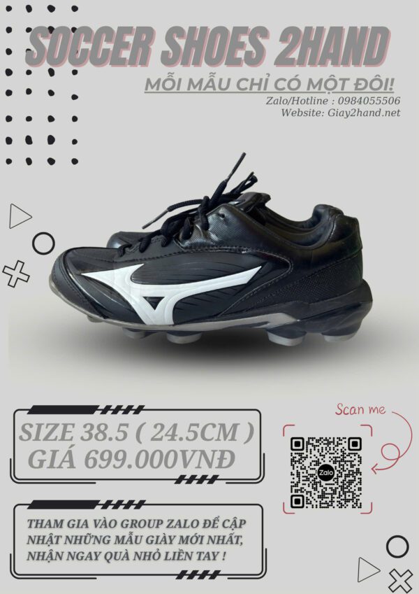 Giày Đá Bóng 2hand Hiệu Mizuno