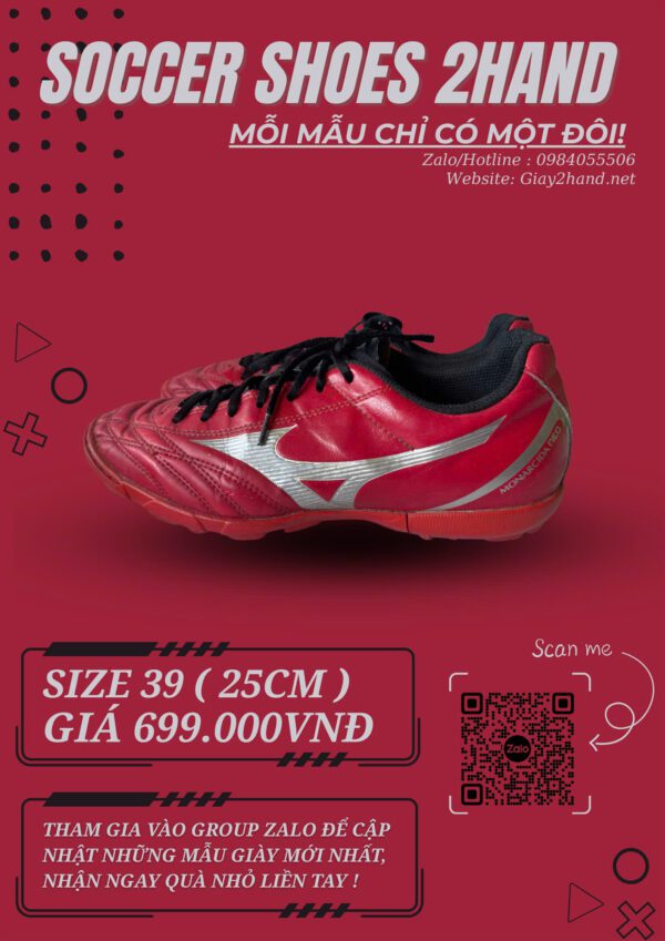 Giày Đá Bóng 2hand Hiệu Mizuno