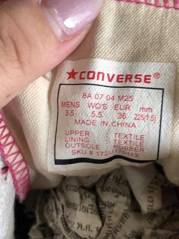 Giày Thể Thao 2hand Hiệu Converse