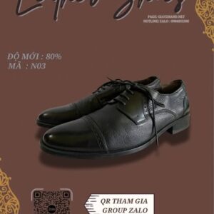 Giày Da Nam Màu Đen Sang Trọng