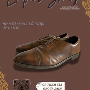 Giày Da Nam Màu Nâu Cá Tính