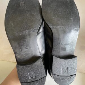 Giày Da Nam Màu Đen Phong Cách