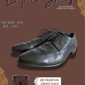 Giày Da Nam Màu Đen Sang Trọng