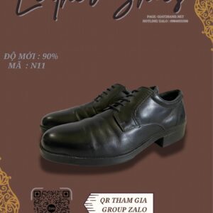 Giày Da Nam Màu Đen Sang Trọng