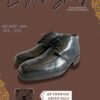 Giày Da Nam Màu Đen Cá Tính