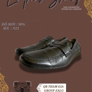 Giày Da Nam Màu Đen Sang Trọng