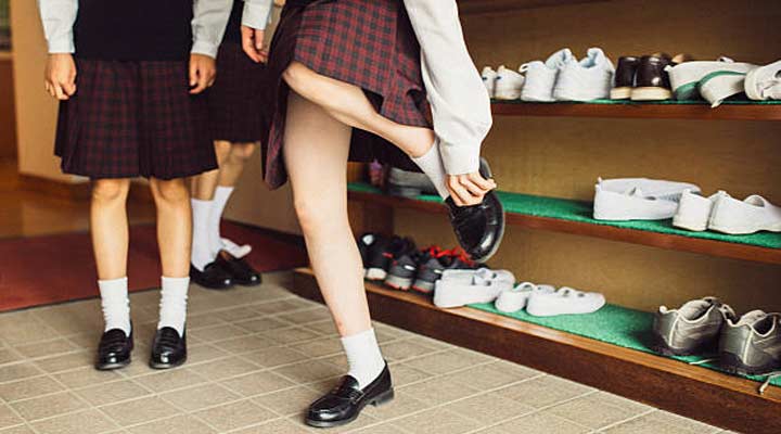 Giày truyền thống từ lâu đã gắn liền với hình ảnh học sinh trong đồng phục