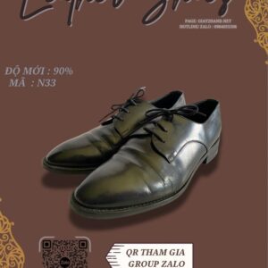 Giày Da Nam Màu Đen Sang Trọng