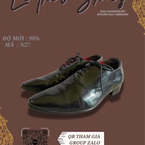 Giày Da Nam Màu Đen Sang Trọng