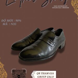 Giày Da Nam Màu Đen Sang Trọng