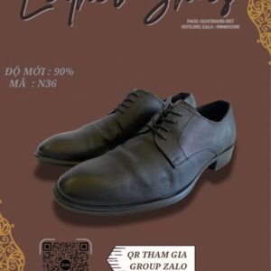 Giày Da Nam Màu Đen Sang Trọng