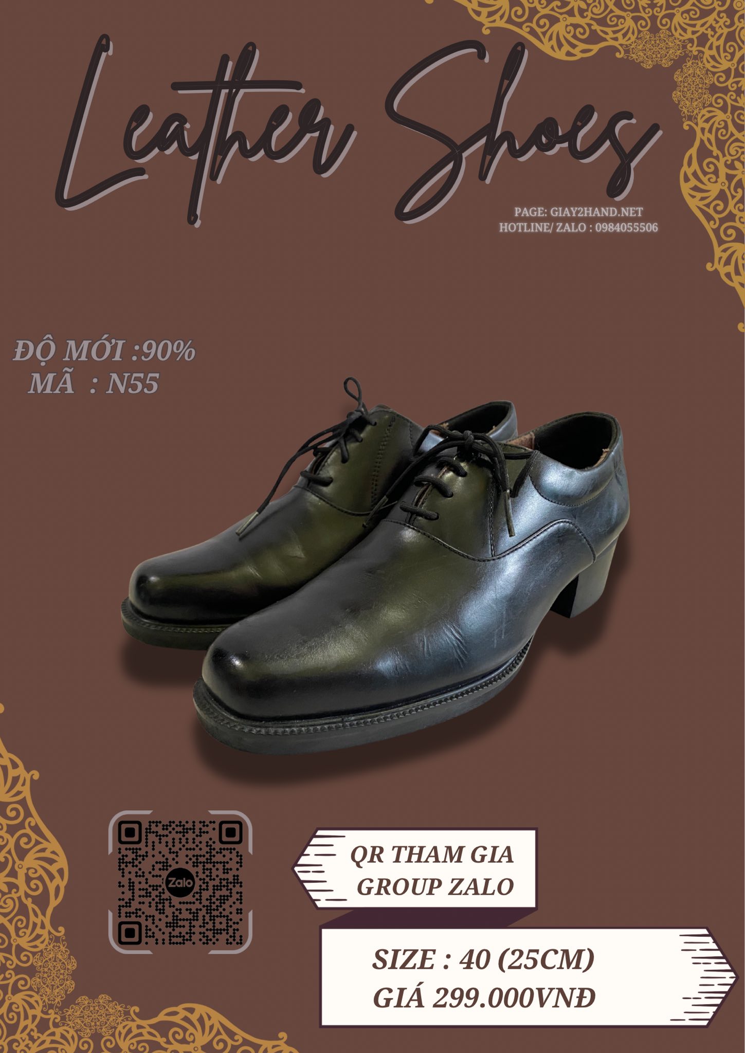 Giày Da Nam 2hand Giày Da Nam 2hand