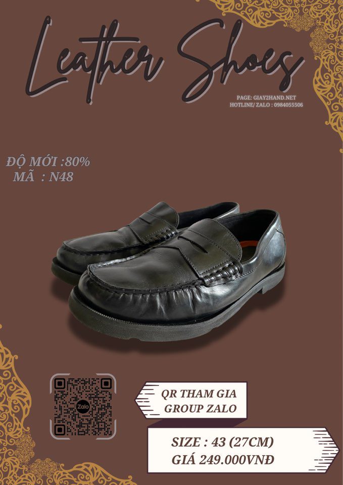 Giày Da Nam 2hand Giày Da Nam 2hand