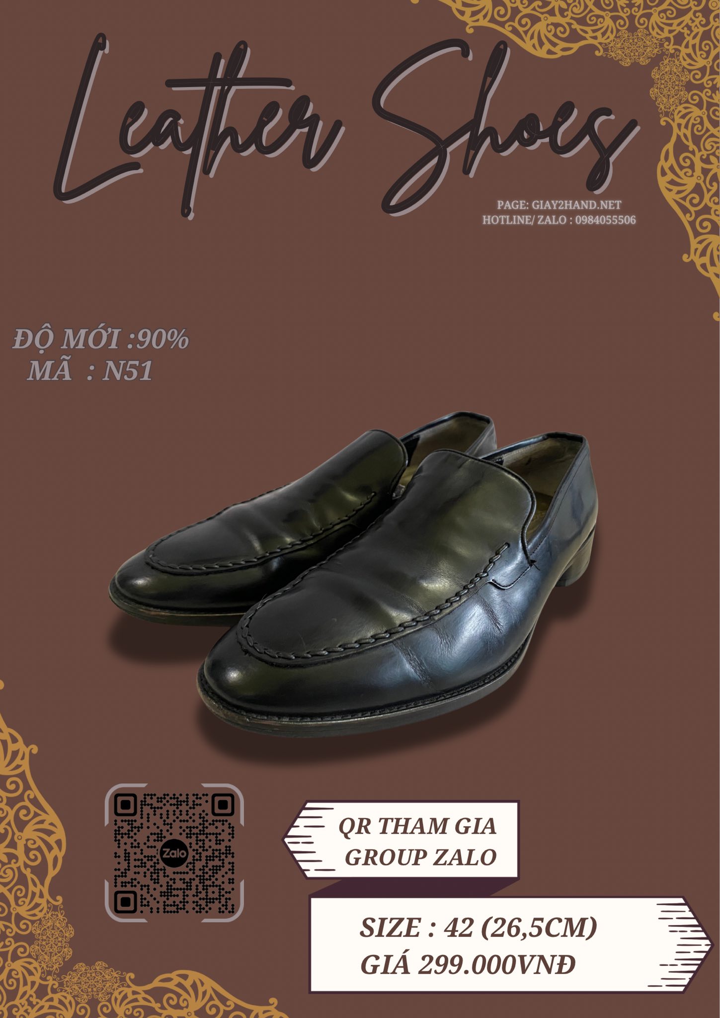 Giày Da Nam 2hand Giày Da Nam 2hand