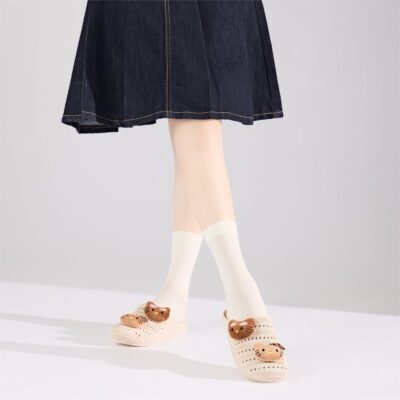 dép sục mèo bông giả đan thoáng khí luôn như mới sau nhiều tháng sử dụng